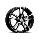 GMP ATOM 8.5X19 5X112 ET45 66.5 FEKETE POLER