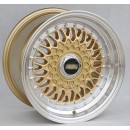 479 GOLD NEW RIMS 15 Z POLEROWANYM RANTEM RS 4x100 GOLF RETRO