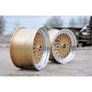479 GOLD RIMS Z POLEROWANYM RANTEM 18 5x120 BMW 3 E36 E46 E90 8J 9,5J