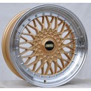 479 GOLD RIMS Z POLEROWANYM RANTEM 18 5x120 BMW 3 E36 E46 E90 8J 9,5J