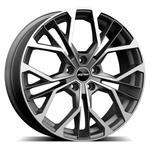 GMP MATISSE 7X17 5X112 ET45 66.5 GRAY POLISHED