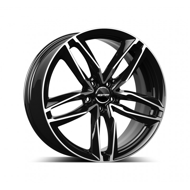GMP ATOM 7.5X17 5X112 ET45 66.5 FEKETE POLER